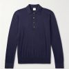 Slim-Fit Cotton and Cashmere-Blend Polo Shirt