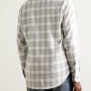Checked Cotton and Lyocell-Blend Flannel Shirt - BK Checked Cotton and Lyocell-Blend Flannel Shirt - BK