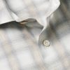 Checked Cotton and Lyocell-Blend Flannel Shirt - CU Checked Cotton and Lyocell-Blend Flannel Shirt - CU