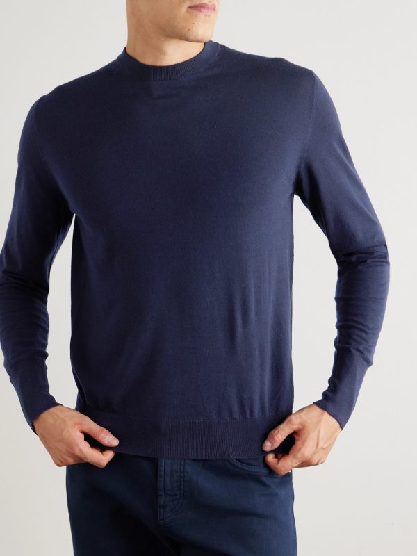 Slim-Fit Merino Wool Sweater - FR Slim-Fit Merino Wool Sweater - FR