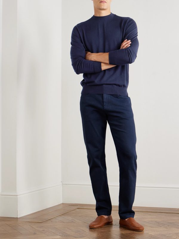 Slim-Fit Merino Wool Sweater - OU Slim-Fit Merino Wool Sweater - OU