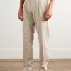 Straight-Leg Pleated Stretch Cotton and Lyocell-Blend Trousers - FR Straight-Leg Pleated Stretch Cotton and Lyocell-Blend Trousers - FR