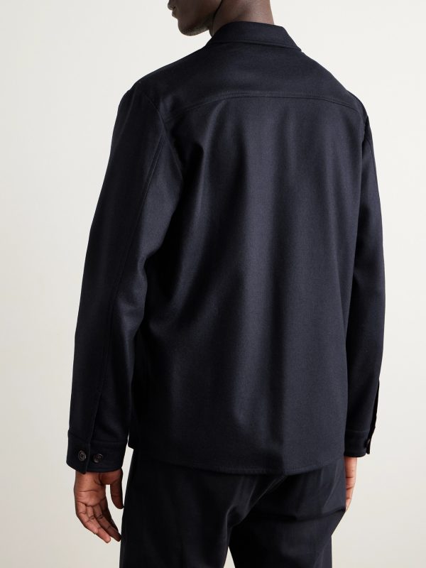 Wool-Blend Overshirt - BK