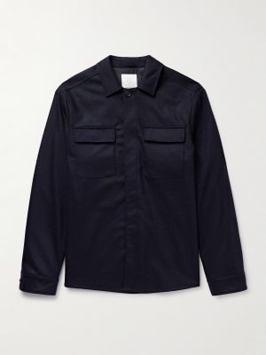 Wool-Blend Overshirt