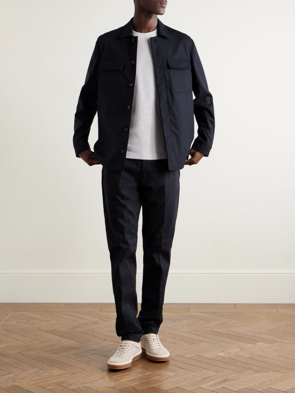 Wool-Blend Overshirt - OU