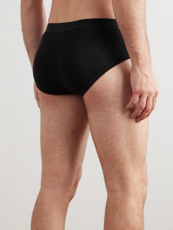 Stretch-Cotton Briefs - BK Stretch-Cotton Briefs - BK