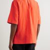 Cuban Convertible-Collar Linen and Silk-Blend Shirt - BK Cuban Convertible-Collar Linen and Silk-Blend Shirt - BK