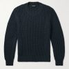Ribbed Wool and Cashmere-Blend Sweater Ribbed Wool and Cashmere-Blend Sweater