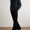 Ribbed Wool and Cashmere-Blend Sweater - OU Ribbed Wool and Cashmere-Blend Sweater - OU