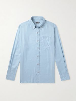 Button-Down Collar Lyocell Shirt Button-Down Collar Lyocell Shirt