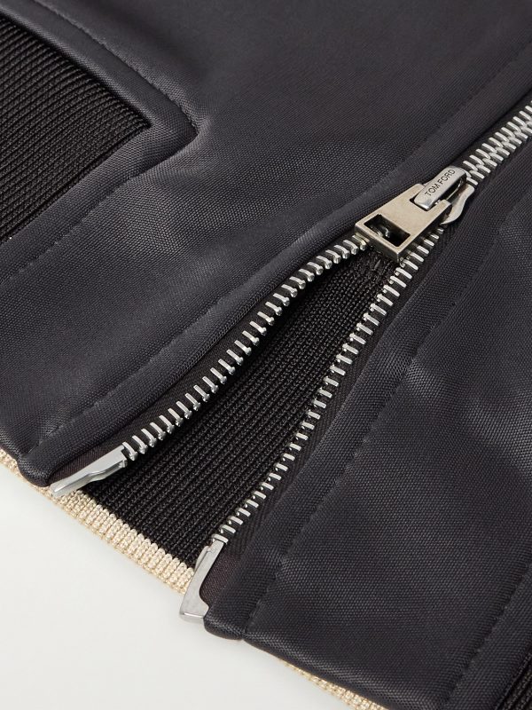 Striped Jersey Track Jacket - E1 Striped Jersey Track Jacket - E1