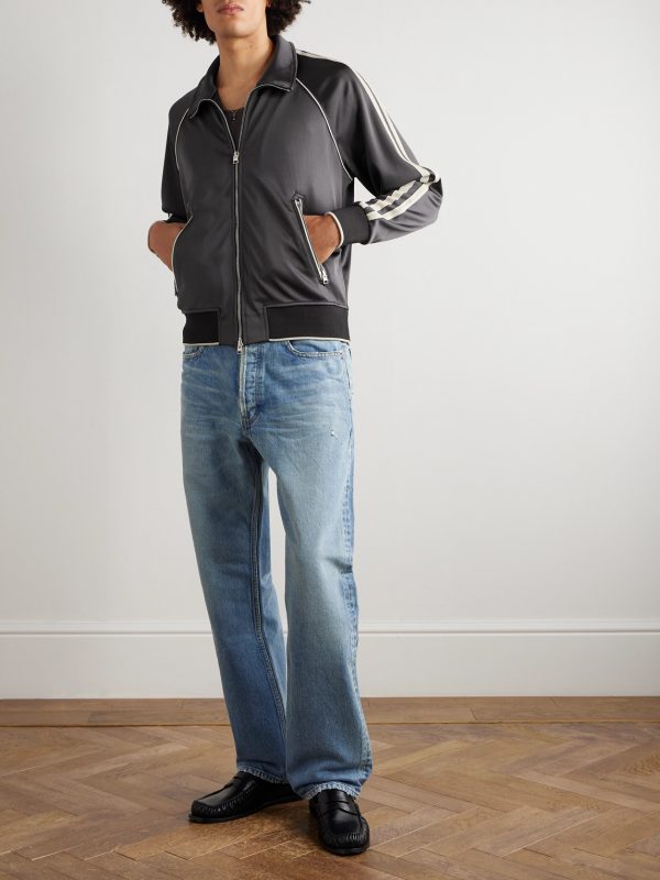 Striped Jersey Track Jacket - OU Striped Jersey Track Jacket - OU