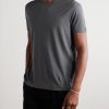 Lyocell and Cotton-Blend Jersey T-Shirt - FR Lyocell and Cotton-Blend Jersey T-Shirt - FR