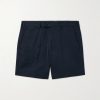 Straight-Leg Pleated Stretch-Cotton Twill Shorts Straight-Leg Pleated Stretch-Cotton Twill Shorts