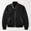 Coated Cotton-Canvas Bomber Jacket