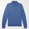 Cashmere and Silk-Blend Polo Shirt