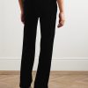 Icon Straight-Leg Cotton-Velvet Suit Trousers - BK Icon Straight-Leg Cotton-Velvet Suit Trousers - BK