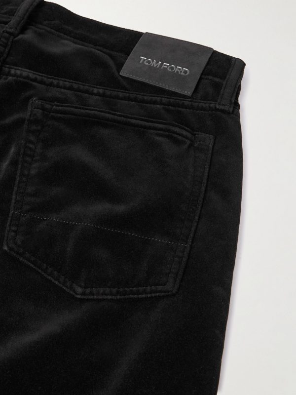 Icon Straight-Leg Cotton-Velvet Suit Trousers - CU Icon Straight-Leg Cotton-Velvet Suit Trousers - CU