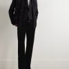 Icon Straight-Leg Cotton-Velvet Suit Trousers - OU Icon Straight-Leg Cotton-Velvet Suit Trousers - OU