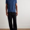 Lyocell and Cotton-Blend Jersey T-Shirt - OU Lyocell and Cotton-Blend Jersey T-Shirt - OU