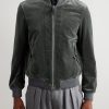 Cotton-Velvet Bomber Jacket - FR Cotton-Velvet Bomber Jacket - FR
