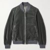 Cotton-Velvet Bomber Jacket Cotton-Velvet Bomber Jacket