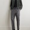 Cotton-Velvet Bomber Jacket - OU Cotton-Velvet Bomber Jacket - OU