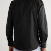 Cotton and Silk-Blend Twill Shirt - BK Cotton and Silk-Blend Twill Shirt - BK