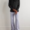 Cotton and Silk-Blend Twill Shirt - OU Cotton and Silk-Blend Twill Shirt - OU