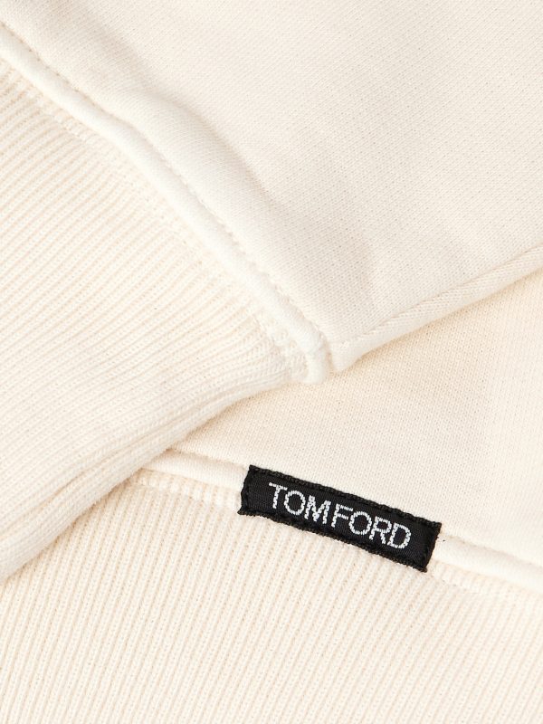Logo-Appliquéd Garment-Dyed Cotton-Jersey Sweatshirt - E1 Logo-Appliquéd Garment-Dyed Cotton-Jersey Sweatshirt - E1
