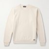 Logo-Appliquéd Garment-Dyed Cotton-Jersey Sweatshirt Logo-Appliquéd Garment-Dyed Cotton-Jersey Sweatshirt