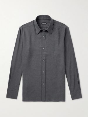 Cotton and Cashmere-Blend Shirt Cotton and Cashmere-Blend Shirt