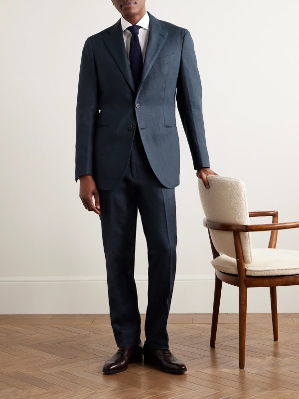 Waverly Slim-Fit Linen Suit Jacket - OU Waverly Slim-Fit Linen Suit Jacket - OU