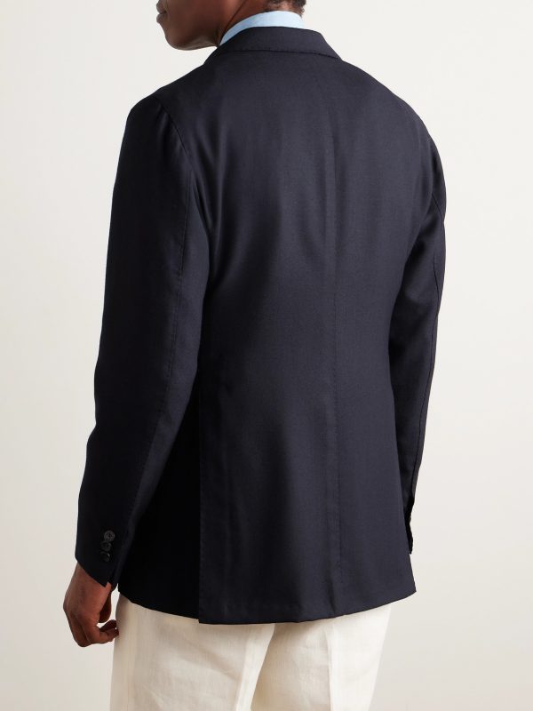 Waverly Wool-Hopsack Blazer - BK Waverly Wool-Hopsack Blazer - BK