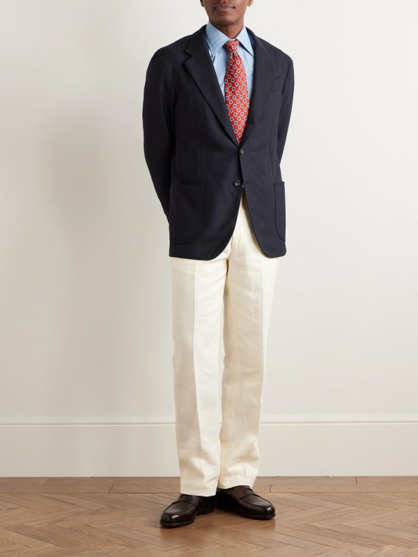 Waverly Wool-Hopsack Blazer - OU Waverly Wool-Hopsack Blazer - OU