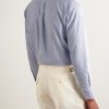 Slim-Fit Button-Down Collar Cotton Oxford Shirt - BK Slim-Fit Button-Down Collar Cotton Oxford Shirt - BK