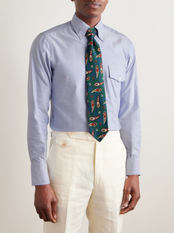 Slim-Fit Button-Down Collar Cotton Oxford Shirt - FR Slim-Fit Button-Down Collar Cotton Oxford Shirt - FR