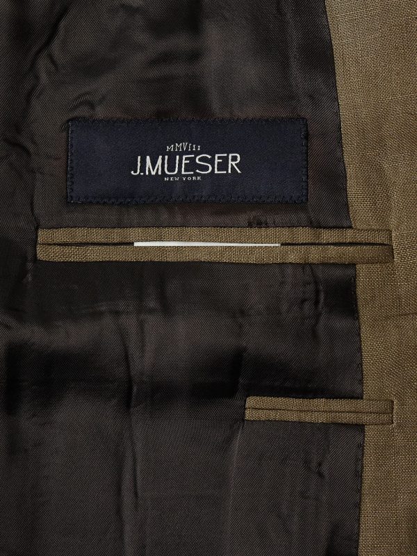 Waverly Double-Breasted Linen Suit Jacket - E1