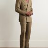 Waverly Double-Breasted Linen Suit Jacket - OU