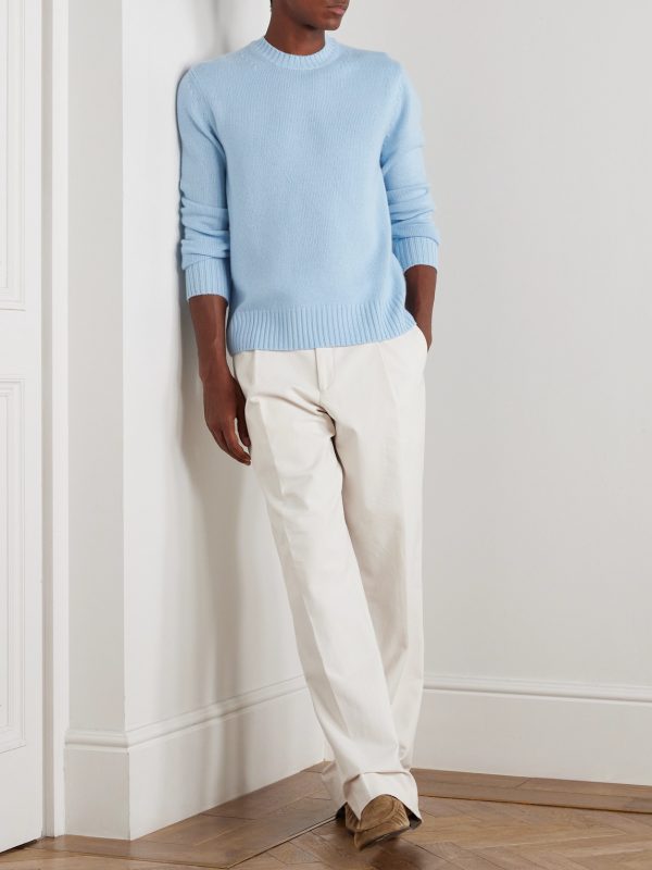 Slim-Fit Cashmere Sweater - OU Slim-Fit Cashmere Sweater - OU