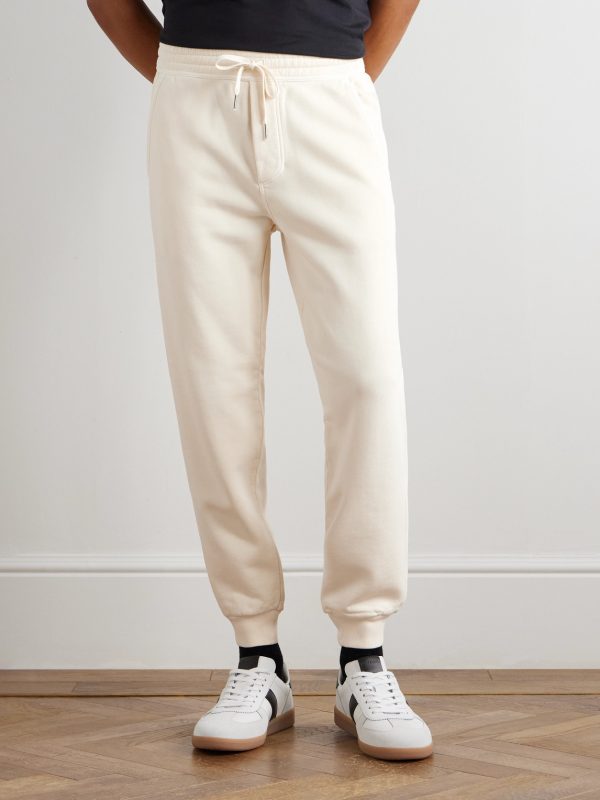 Tapered Cotton-Jersey Sweatpants - FR Tapered Cotton-Jersey Sweatpants - FR