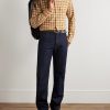 Slim-Fit Checked Cotton-Twill Shirt - OU