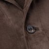 Ribbed Merino Wool and Suede Jacket - CU Ribbed Merino Wool and Suede Jacket - CU