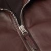 Leather Zip-Up Jacket - CU Leather Zip-Up Jacket - CU