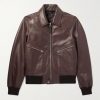 Leather Zip-Up Jacket Leather Zip-Up Jacket