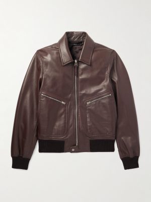 Leather Zip-Up Jacket Leather Zip-Up Jacket