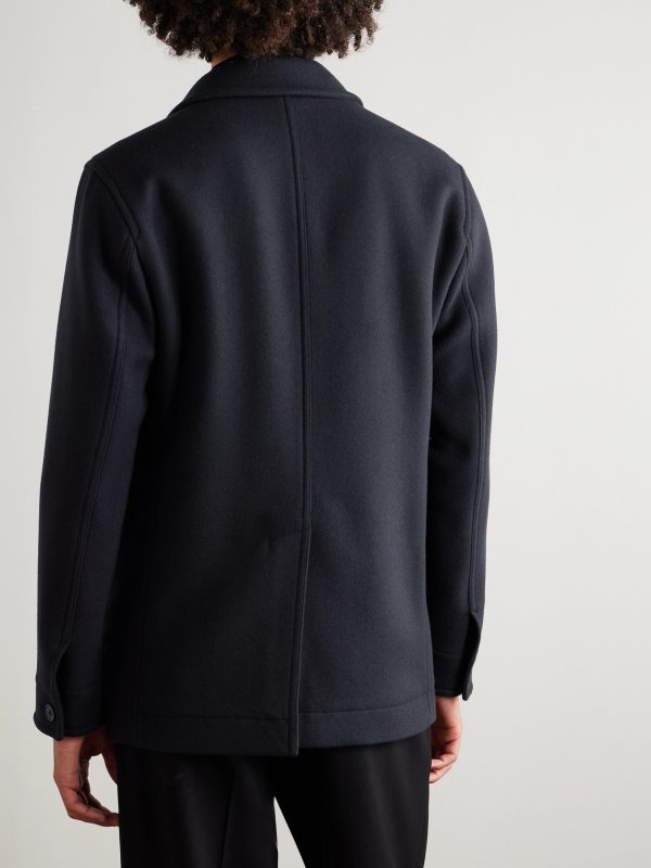 Virgin Wool Overshirt - BK Virgin Wool Overshirt - BK