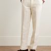 Waverly Slim-Fit Straight-Leg Linen Suit Trousers - FR Waverly Slim-Fit Straight-Leg Linen Suit Trousers - FR