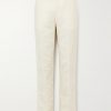 Waverly Slim-Fit Straight-Leg Linen Suit Trousers Waverly Slim-Fit Straight-Leg Linen Suit Trousers