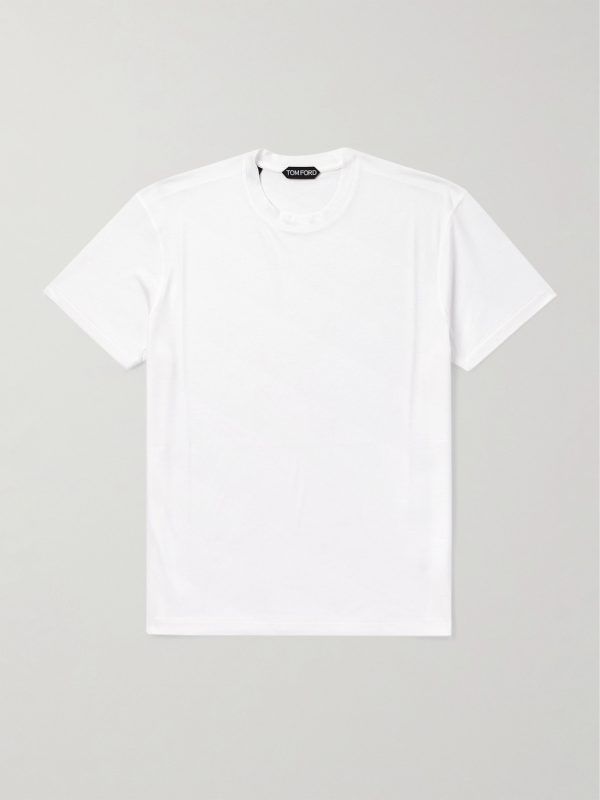 Slim-Fit Lyocell and Cotton-Blend Jersey T-Shirt Slim-Fit Lyocell and Cotton-Blend Jersey T-Shirt
